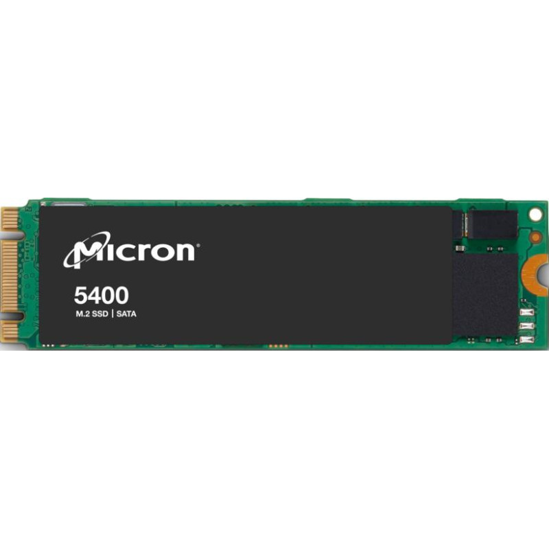 SSD, MICRON, 5400 Pro, 480GB, M.2, SATA 3.0, Write speed 350 MBytes / sec, Read speed 540 MBytes / sec, 7mm, MTBF 300000