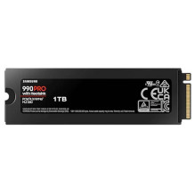 SSD, SAMSUNG, 990 PRO su aušintuvu, 1TB, M.2, PCIE, NVMe, MLC, Rašymo greitis 6900 MB/s, Skaitymo greitis 7450 MB/s, 2,3