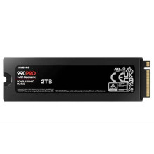 SSD, SAMSUNG, 990 PRO su radiatoriumi, 2TB, M.2, PCIE, NVMe, MLC, Rašymo greitis 6900 MB/s, Skaitymo greitis 7450 MB/s, 