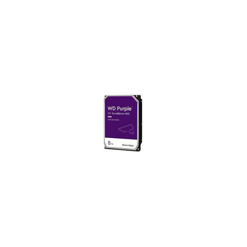 HDD, WESTERN DIGITAL, Purple, 8TB, SATA 3.0, 256 MB, 7200 rpm, 3,5&quot;, WD8002PURP