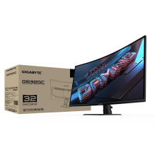 LCD Monitor, GIGABYTE, GS32QC EK, 31.5&quot;, Gaming / Curved, Panel VA, 2560x1440, 16:9, 170 ??, 1 ms, GS32QCEK