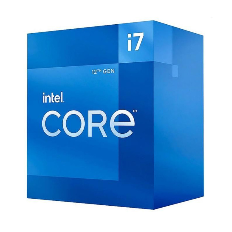 CPU, INTEL, Desktop, Core i7, i7-12700, Alder Lake, 2100 MHz, Cores 12, 25MB, Socket LGA1700, 65 Watts, GPU UHD 770, BOX