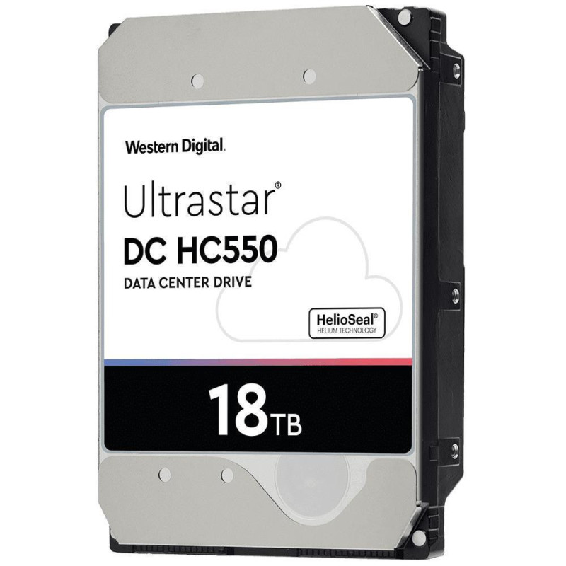 HDD, WESTERN DIGITAL ULTRASTAR, Ultrastar DC HC550, WUH721818ALE6L4, 18TB, SATA 3.0, 512 MB, 7200 rpm, 3,5&quot;, 0F3845