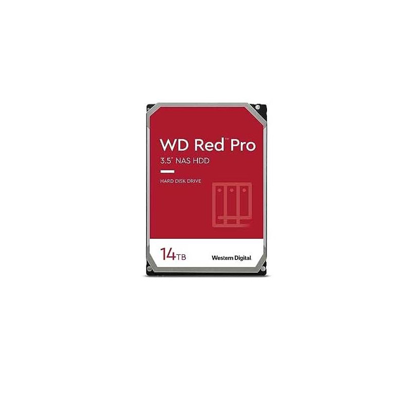 HDD, WESTERN DIGITAL, Red Pro, 14TB, SATA, 512 MB, 7200 rpm, 3,5&quot;, WD142KFGX