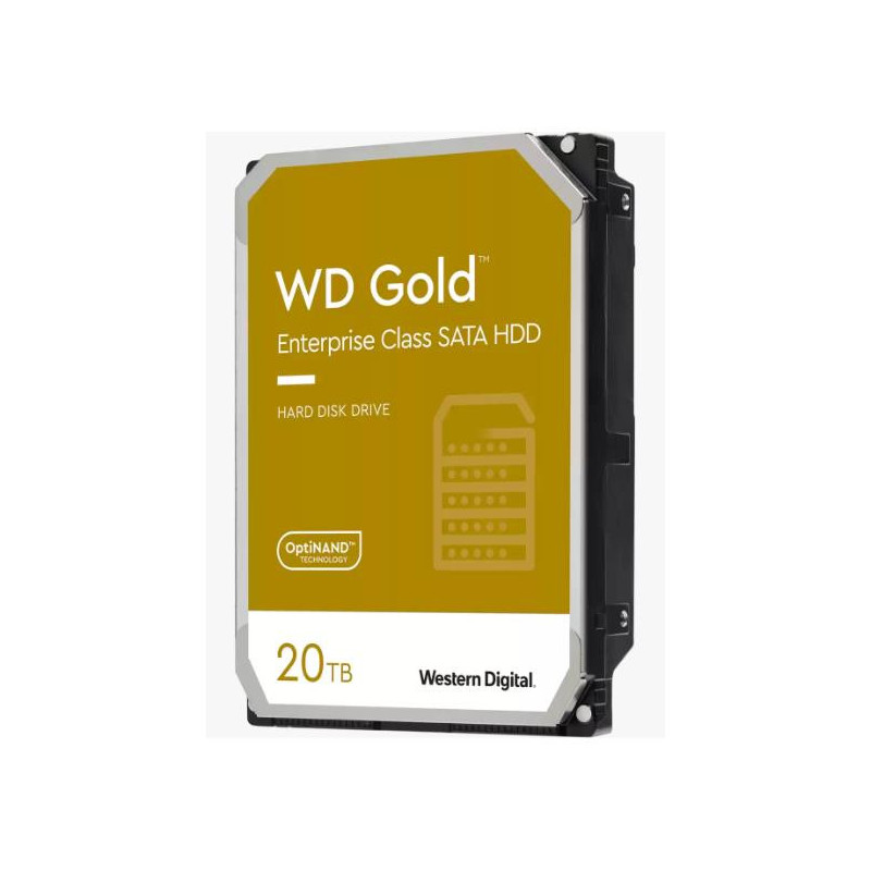 HDD, WESTERN DIGITAL, Gold, WD202KRYZ, 20TB, SATA, 512 MB, 7200 rpm, 3,5&quot;, WD202KRYZ