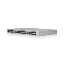 Jungiklis, UBIQUITI, USW-48, L2 tipas, darbalaukis / pjedestalas, 48x10Base-T / 100Base-TX / 1000Base-T, 4xSFP, USW-48