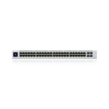 Jungiklis, UBIQUITI, USW-48, L2 tipas, darbalaukis / pjedestalas, 48x10Base-T / 100Base-TX / 1000Base-T, 4xSFP, USW-48