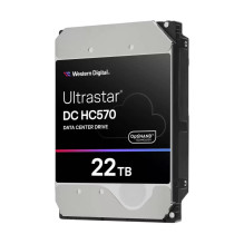 HDD, WESTERN DIGITAL ULTRASTAR, Ultrastar DC HC570, 22TB, SATA, 512 MB, 7200 rpm, 3,5&quot;, 0F48155