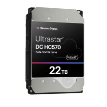 HDD, WESTERN DIGITAL ULTRASTAR, Ultrastar DC HC570, 22TB, SATA, 512 MB, 7200 rpm, 3,5&quot;, 0F48155