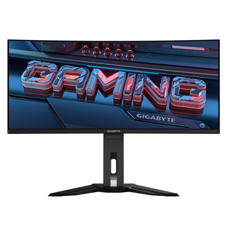 LCD Monitor, GIGABYTE, MO34WQC EK, 34&quot;, Gaming / 21 : 9, Panel OLED, 3440x1440, 21:9, 175 ??, 0.03 ms, Speakers, MO