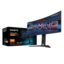 LCD Monitor, GIGABYTE, MO34WQC EK, 34&quot;, Gaming / 21 : 9, Panel OLED, 3440x1440, 21:9, 175 ??, 0.03 ms, Speakers, MO