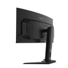 LCD Monitor, GIGABYTE, MO34WQC2 EK, 34&quot;, Gaming / Curved / 21 : 9, Panel OLED, 3440x1440, 21:9, 0.03 ms, Speakers, 