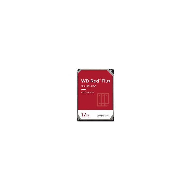 HDD, WESTERN DIGITAL, Red Plus, 12TB, SATA 3.0, 256 MB, 7200 rpm, 3,5&quot;, WD120EFBX