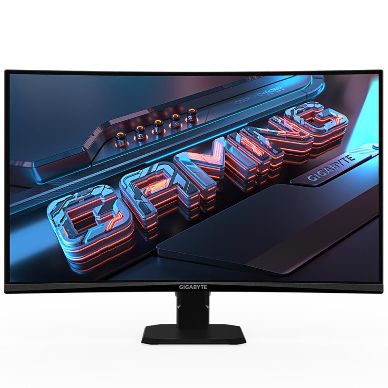 LCD Monitor, GIGABYTE, GS27FC Gaming Monitor, 27&quot;, Gaming / Curved, Panel VA, 1920x1080, 16:9, 180Hz, Matte, 1 ms, 