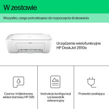 „HP DeskJet 2810e All-in-One“ spausdintuvas terminis rašalinis spausdintuvas A4 4800 x 1200 DPI 7,5 ppm Wi-Fi