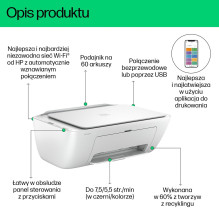 „HP DeskJet 2810e All-in-One“ spausdintuvas terminis rašalinis spausdintuvas A4 4800 x 1200 DPI 7,5 ppm Wi-Fi