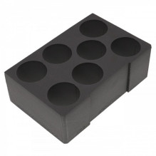 Foam cartridge insert for Bosch Sortimo L-Boxx 374 and others for 7 cartridges