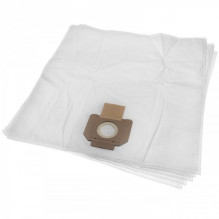 5x vacuum cleaner bags micro fleece like 302004004 for Nilfisk Attix 550 etc.