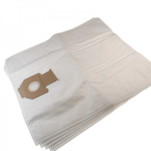 5x vacuum cleaner bags micro fleece like 302004004 for Nilfisk Attix 550 etc.