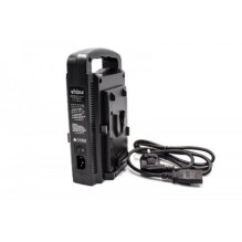 Dual charger with XLR connection for Sony V-mount batteries