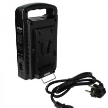 Dual charger with XLR connection for Sony V-mount batteries