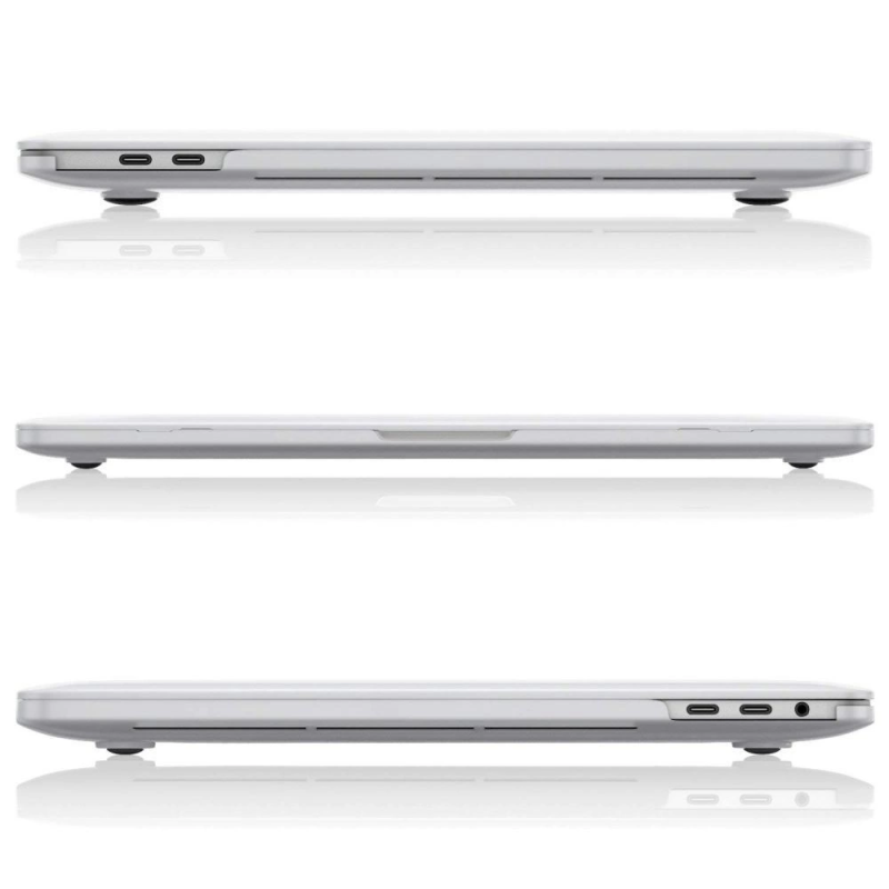 Tech-Protect SmartShell Case for MacBook Pro 13&amp; 39 &amp; 39 2016-2022 - Clear