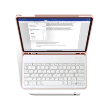 Tech-Protect SC Pen + Keyboard case with keyboard for iPad 10.9&quot; 2022 - pink