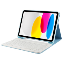 Tech-Protect SC Pen + Keyboard case with keyboard for iPad 10.9&quot; 2022 - light blue