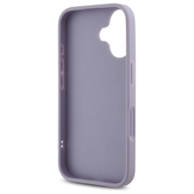 Guess Quilted Metal Logo case for iPhone 16 - light purple