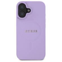 Guess Saffiano MagSafe iPhone 16 Case - Purple