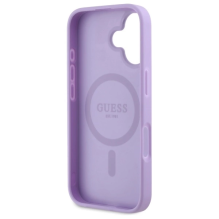 Guess Saffiano MagSafe iPhone 16 Case - Purple