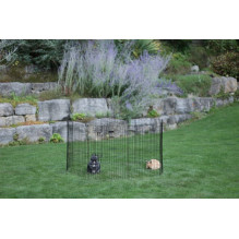 KERBL Run, large 8-piece modular playpen for dogs, cats, rabbits and rodents - 57x78 cm