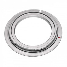 Lens adapter for M42 lenses on Nikon Ai Z cameras, silver