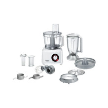 Bosch MultiTalent 8 food processor 1100 W 3.9 L Translucent, White Built-in scales