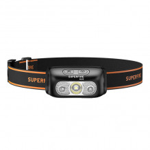 Priekinis žibintas Superfire HL05-E, 120lm, USB