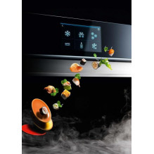 Built-in compact impact freezer with slow cooking function Irinox Freddy H45 HF452350002 Black glass