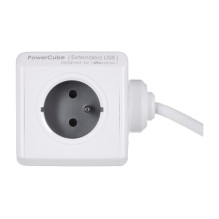 Extender - Allocacoc PowerCube Extended, 3 M, 4 AC Sockets