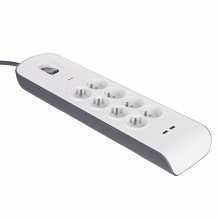 Power strip - Belkin Bsv804c 8 Ac, white