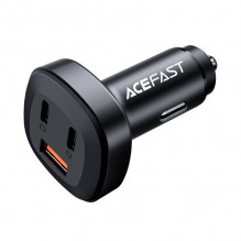 Automobilinis įkroviklis Acefast B3, 66W, 2x USB-C + USB (juodas)