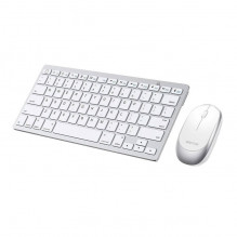 Pelės ir klaviatūros derinys Omoton KB066 30 (sidabrinis)