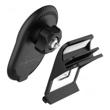 MagSafe automobilinis laikiklis su Qi indukciniu įkrovikliu Nillkin Energy W2 (juodas)