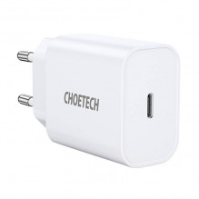 Tinklo įkroviklis Choetech Q5004 EU USB-C, 20W (baltas)