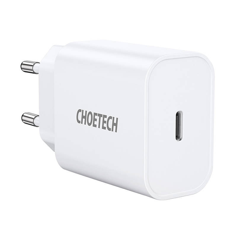Tinklo įkroviklis Choetech Q5004 EU USB-C, 20W (baltas)
