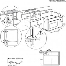 Ner.plieno spalvos kompaktinė orkaitė su mikrobangų funkcija Electrolux EVL6E46X