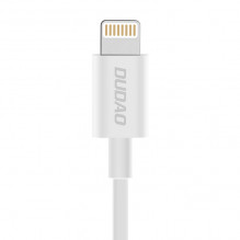 USB prie žaibo kabelis Dudao L1L 3A 1m (baltas)