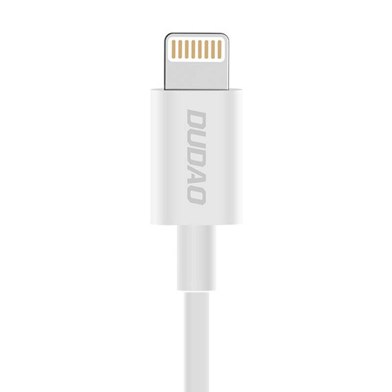 USB prie žaibo kabelis Dudao L1L 3A 1m (baltas)