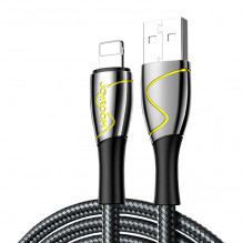 USB laidas, skirtas Lightning Joyroom S-2030K6 2,4A 2m (juodas)