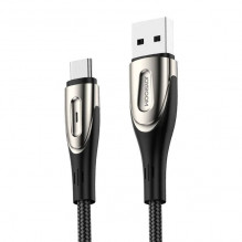USB į USB-C laidas Joyroom Sharp S-M411 2.4A, 3m (juodas)
