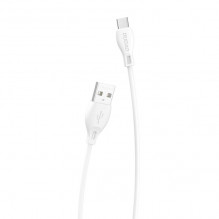 USB į USB-C laidas Dudao L4T 2.4A 1m (baltas)
