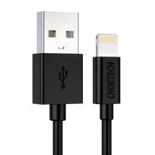 USB prie Lightning kabelis Choetech IP0026, MFi, 1,2 m (juodas)